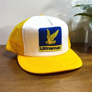 Ultramar Hat Canadian Oil & Gas Service Station Company Baseball Trucker Cap